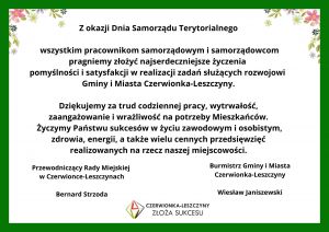 Życzenia z okazji Dnia Samorządu Terytorialnego